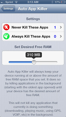 Auto App Killer: cydia tweak update - Φωτογραφία 1
