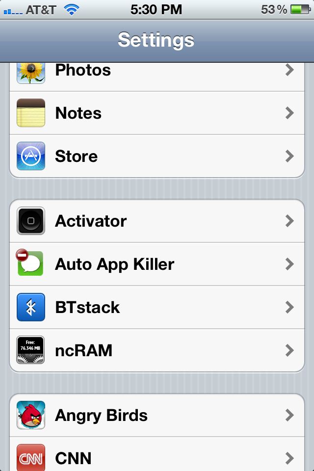 Auto App Killer: cydia tweak update - Φωτογραφία 2