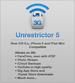 3G Unrestrictor 5 (iOS 5 & 6)  cydia System - Φωτογραφία 1