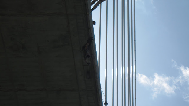 Άσκηση Μονάδας Εφέδρων Καταδρομών Μ.Ε.Κ. στην Υψηλή γέφυρα της Χαλκίδας - Φωτογραφία 31
