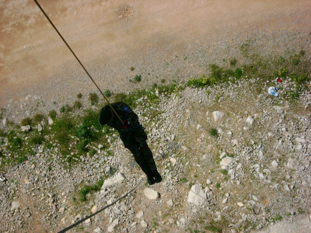 Άσκηση Μονάδας Εφέδρων Καταδρομών Μ.Ε.Κ. στην Υψηλή γέφυρα της Χαλκίδας - Φωτογραφία 6