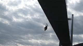 Άσκηση Μονάδας Εφέδρων Καταδρομών Μ.Ε.Κ. στην Υψηλή γέφυρα της Χαλκίδας - Φωτογραφία 15