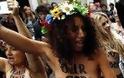 Γυμνόστηθες FEMEN υπέρ των μπαμπάδων της Γαλλίας - Φωτογραφία 2