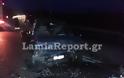 Λαμία: Μετωπική σύγκρουση με δυο σοβαρά τραυματίες στην Καμηλόβρυση - Φωτογραφία 2