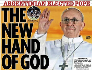 Το απίστευτο πρωτοσέλιδο της Daily Mirror για τον νέο Πάπα! - Φωτογραφία 1