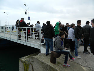 Κατάληψη πλωτής γέφυρας από τους φοιτητές του ΤΕΙ Λευκάδας - Φωτογραφία 4
