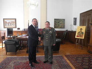Στον ΥΜΑΘ ο νέος Διοικητής του Γ' Σ.Σ. και ο Γενικός Αστυνομικός Διευθυντής Περιφέρειας Κεντρικής Μακεδονίας - Φωτογραφία 1
