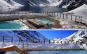 ΜΟΝΑΔΙΚΗ ΕΜΠΕΙΡΙΑ  - Βουτιά στην καυτή πισίνα μέσα στα... χιόνια