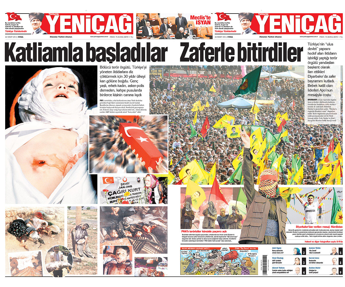 Πώς είδαν οι Τούρκοι εθνικιστές την έκκληση ειρήνης του Άπο και το Νεβρόζ του Ντιγιαρμπακίρ - Φωτογραφία 1