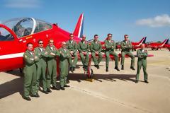 Εκπαίδευση του Ακροβατικού Σμήνους Red Arrows στην 117 ΠΜ