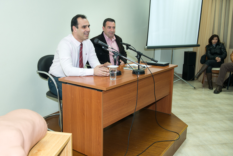 Ομιλία του Λγου (ΥΙ) Λούκα Θωμά για τις πρώτες βοήθειες στους εκπαιδευτικούς της Λήμνου - Φωτογραφία 3