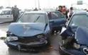 Τριπλή καραμπόλα μπροστά στη ΧΑΝΘ- Οδηγός εγκλωβίστηκε στο όχημά του