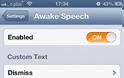 Awake Speech: Cydia tweak update v 1.2.0-1
