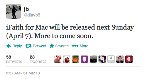 iFaith: Ερχεται σε Mac OS X - Φωτογραφία 2