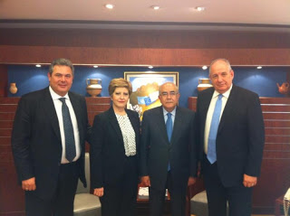 Συνάντηση Π. Καμμένου με τον Πρόεδρο της Βουλής της Κύπρου, Γ. Ομήρου - Φωτογραφία 1