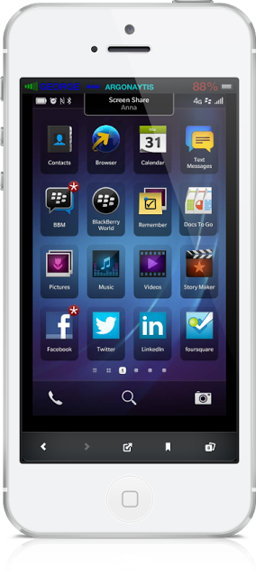 Το BlackBerry Z10 μέσα από το iphone - Φωτογραφία 2