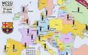Ο Μέσι κατακτά την Ευρώπη- Αυτός είναι ο χάρτης του [εικόνα] - Φωτογραφία 2