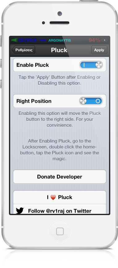 Pluck: Cydia tweak new free...για να ακούτε μουσική χωρίς να παιδεύεστε - Φωτογραφία 2