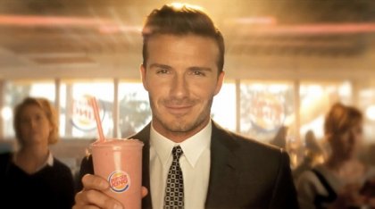 Ο David Beckham σε διαφήμιση μεγάλης αλυσίδας fast food - Φωτογραφία 1