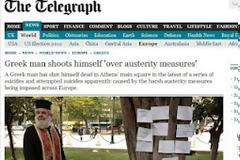 Τι γράφουν τα ξένα ΜΜΕ για την αυτοκτονία στο Σύνταγμα