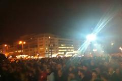 Ένταση στην πλατεία Συντάγματος