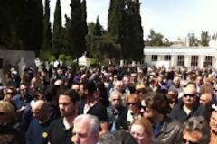Φωτογραφίες από την πολιτική κηδεία του Δημήτρη Χρίστουλα