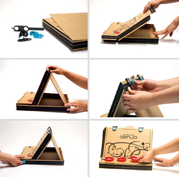 10 απίστευτα πράγματα που μπορείτε να φτιάξετε με ένα κουτί πίτσας - Φωτογραφία 11