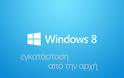 Εγκατάσταση των Windows 8 με Clean install