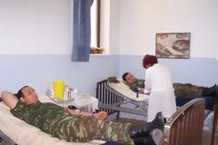 Εθελοντική αιμοδοσία σε Μονάδες της 96 ΑΔΤΕ ΧΙΟΣ
