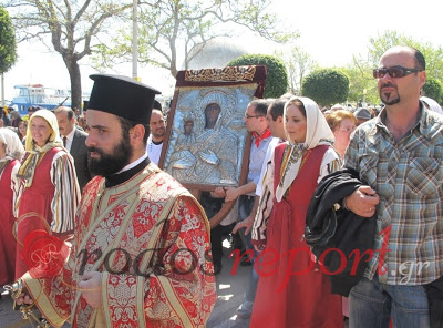 Υποδοχή Εικόνας της Παναγίας Σπηλιανής στη Ρόδο - Φωτογραφία 4