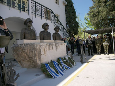 Αποκαλυπτήρια των προτομών των ηρώων των Ιμίων στην Κω - Φωτογραφία 1