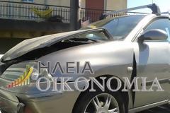 Πύργος: Πλαγιομετωπική σύγκρουση 2 Ι.Χ.- Άγιο είχε ο οδηγός