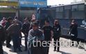 Αποκλεισμένο με κλούβες το αστυνομικό μέγαρο Θεσσαλονίκης