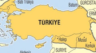 Η Κύπρος στην επικράτεια της Τουρκίας σε χάρτη της Χουριέτ - Φωτογραφία 1