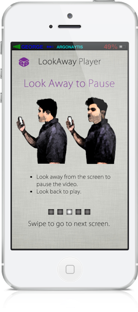LookAway Player: Appstore free..γιατί η συσκευή σας θέλει να την κοιτάτε στα μάτια - Φωτογραφία 1