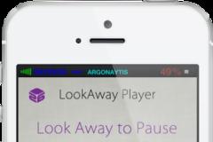 LookAway Player: Appstore free..γιατί η συσκευή σας θέλει να την κοιτάτε στα μάτια
