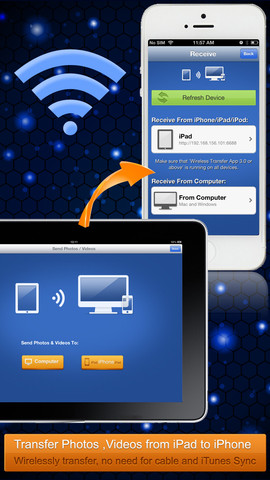 Wireless Transfer App: AppStore free - Φωτογραφία 3