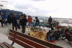 Μυτιλήνη 2013: Πρόσφυγες στη βροχή, πρόσφυγες «μπαλάκι» αστυνομίας και λιμενικού