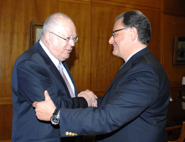 Συνάντηση Π. Παναγιωτόπουλου με τον Πρέσβη του Ισραήλ - Φωτογραφία 1