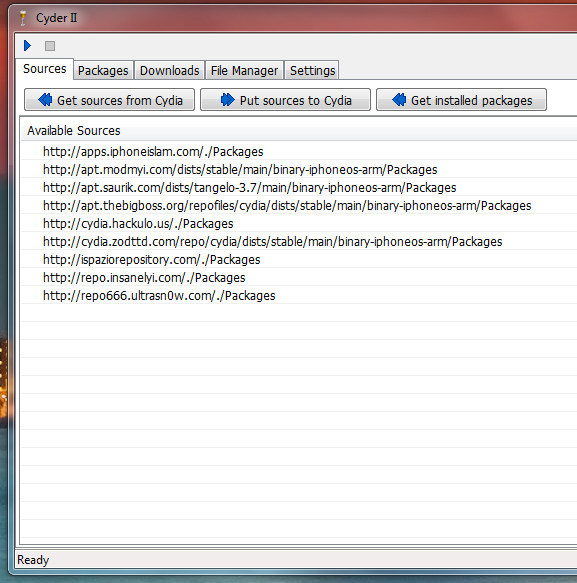 Cyder: κατεβάστε πακέτα του cydia από τον υπολογιστή σας  (tool  windows) - Φωτογραφία 3