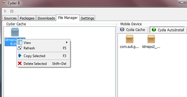 Cyder: κατεβάστε πακέτα του cydia από τον υπολογιστή σας  (tool  windows) - Φωτογραφία 5