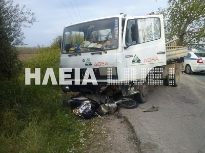 Ηλεία: Nέα τραγωδία - Μοιραία σύγκρουση για 23χρονη στα Λεχαινά - Το μηχανάκι της σφηνώθηκε σε φορτηγό - Φωτογραφία 2