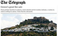Telegraph / Ντροπή - Άρχισε το μεγάλο ξεπούλημα της Ελλάδας...!!! - Φωτογραφία 1