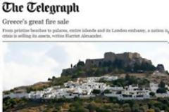 Telegraph / Ντροπή - Άρχισε το μεγάλο ξεπούλημα της Ελλάδας...!!!