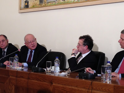 Άκης Γεροντόπουλος - Arye Mekel, ο πρόεδρος της επιτροπής Ελληνοισραηλινής Φιλίας της Βουλής με τον Ισραηλινό Πρέσβη - Φωτογραφία 2