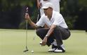 Εκθέτει τον Obama μελέτη που δείχνει ότι παίζει πολύ γκολφ και ασχολείται λίγο με την οικονομία