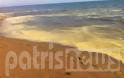 Hλεία: «Κιτρίνισε» η θάλασσα στο Κατάκολο