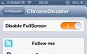 ChromeDisabler: cydia tweak new free