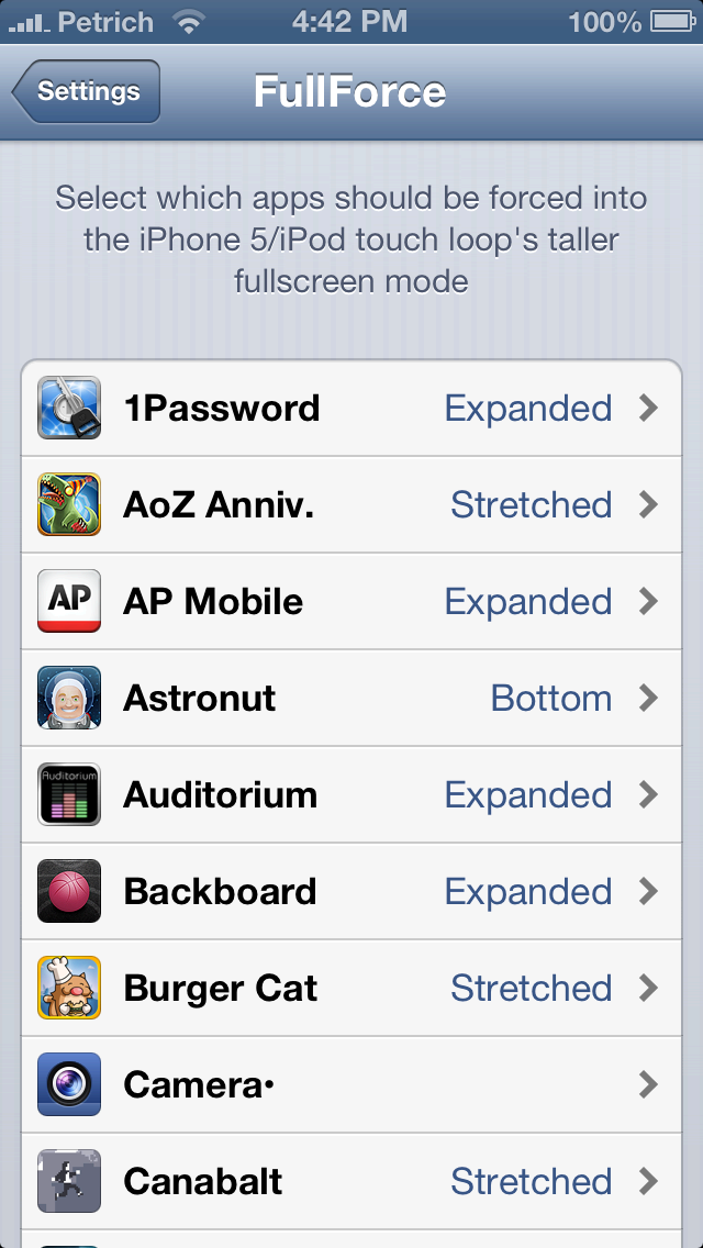 FullForce for Phone:Cydia tweak ...Για να προβάλλεται όλες τις εφαρμογές σωστά - Φωτογραφία 2