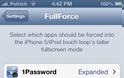 FullForce for Phone:Cydia tweak ...Για να προβάλλεται όλες τις εφαρμογές σωστά - Φωτογραφία 2